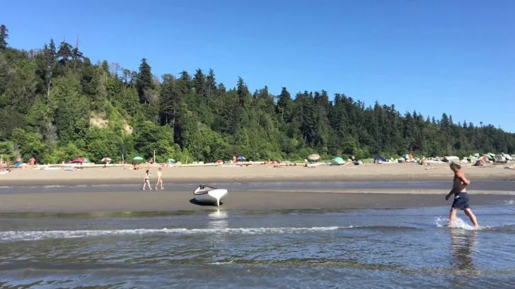 People at Wreck Beach