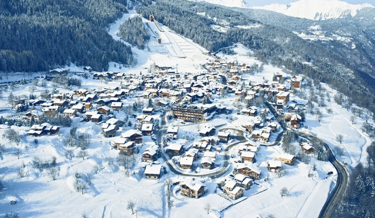 Courchevel is a French Alps ski resort. It is a part of Les Trois Vallées, the largest linked ski areas in the world. Courchevel is a French Alps ski resort. It is a part of Les Trois Vallées, the largest linked ski areas in the world.